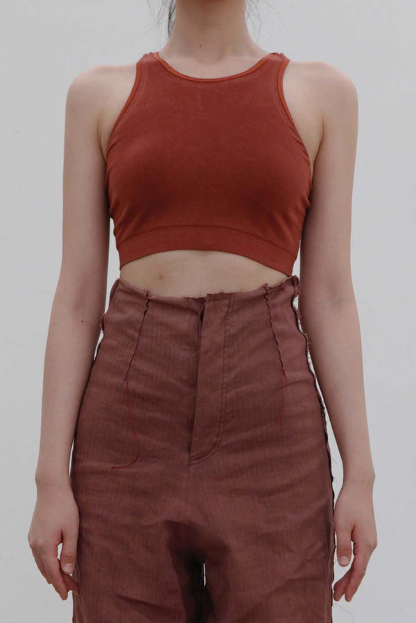 BASERANGE cotton seamless underwear SEOLHN RUST